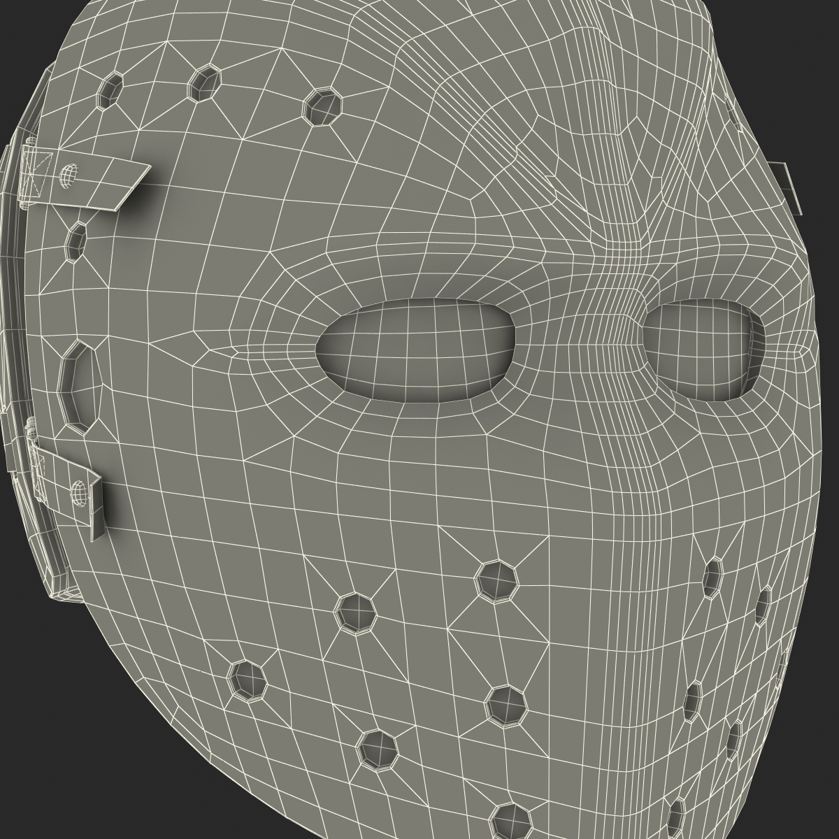 3D Hockey Mask 4 model