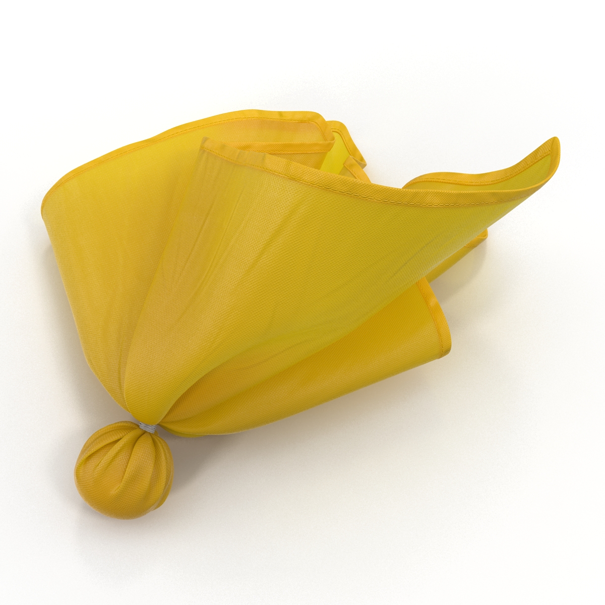 3D Football Penalty Flag Yellow model