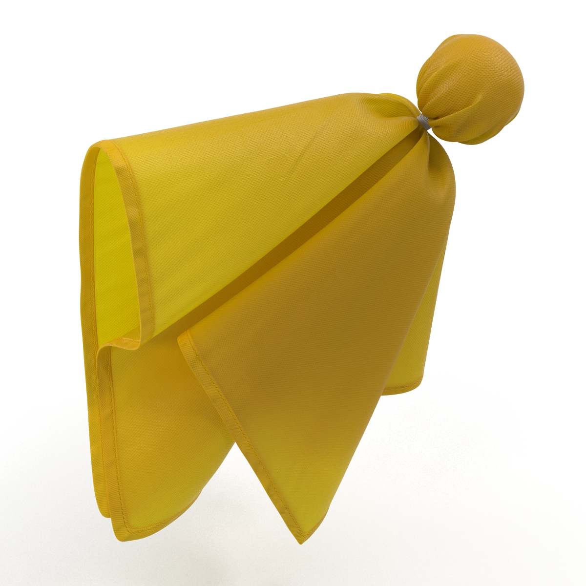 3D Football Penalty Flag Yellow model