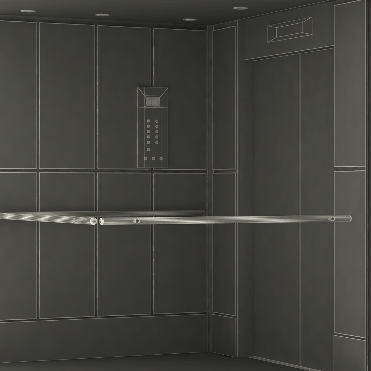 3D model Lift Interior 2