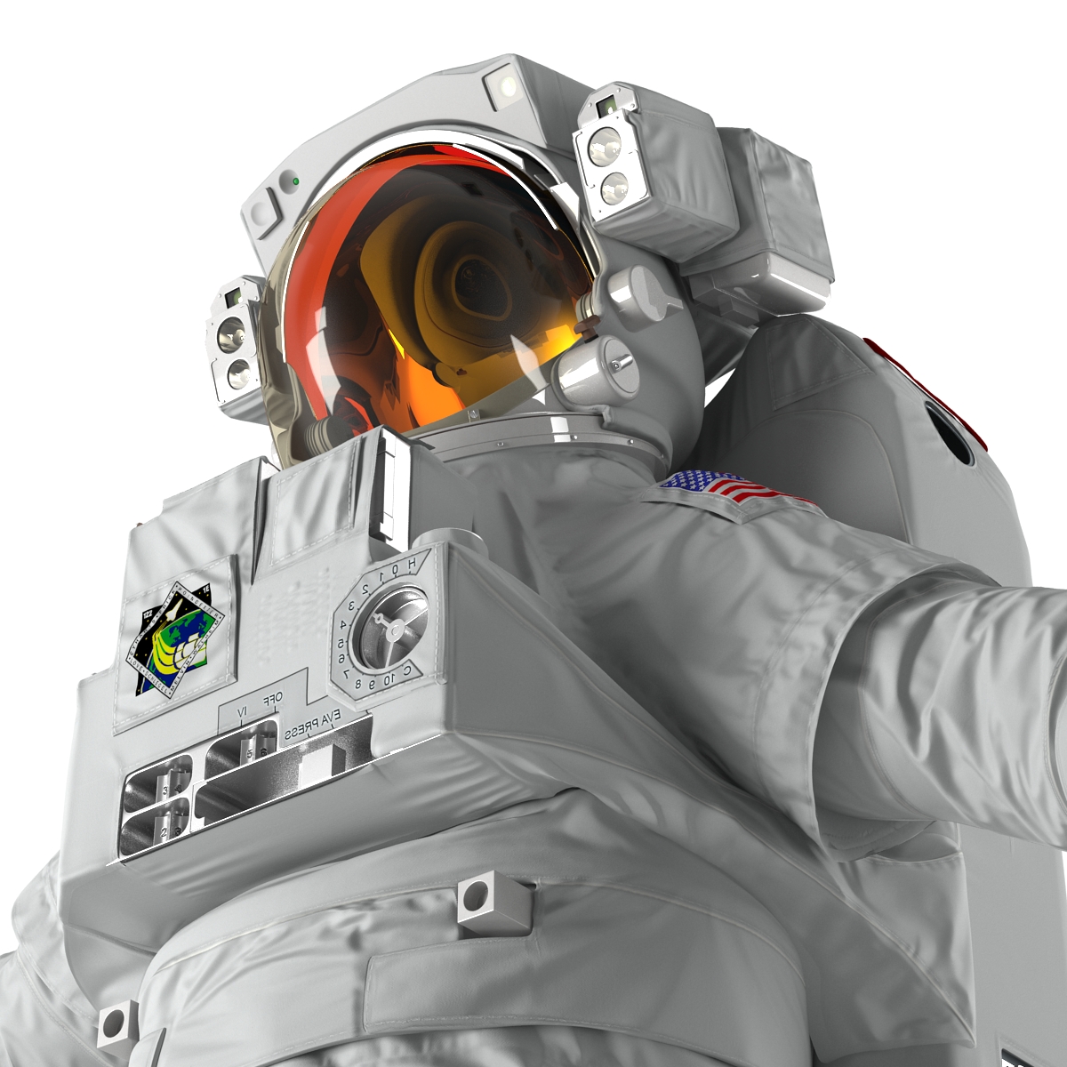 Nasa Space Suit Extravehicular Mobility Unit 3D model