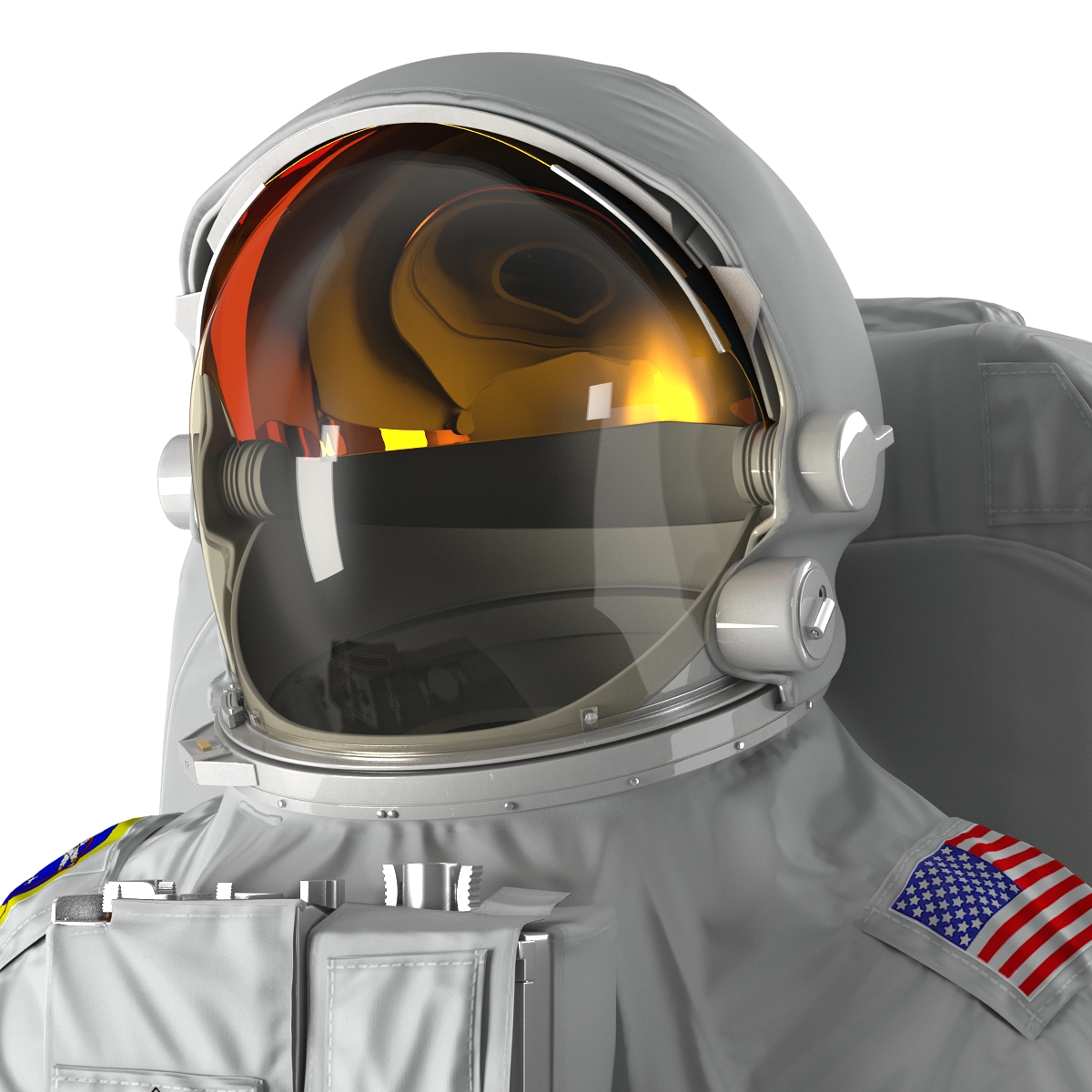 3D Nasa Space Suit Extravehicular Mobility Unit 2