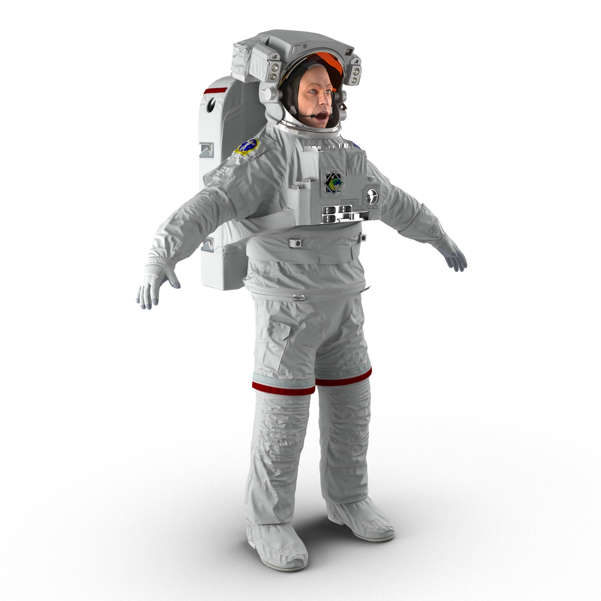 3D model Astronaut Nasa Extravehicular Mobility Unit Rigged