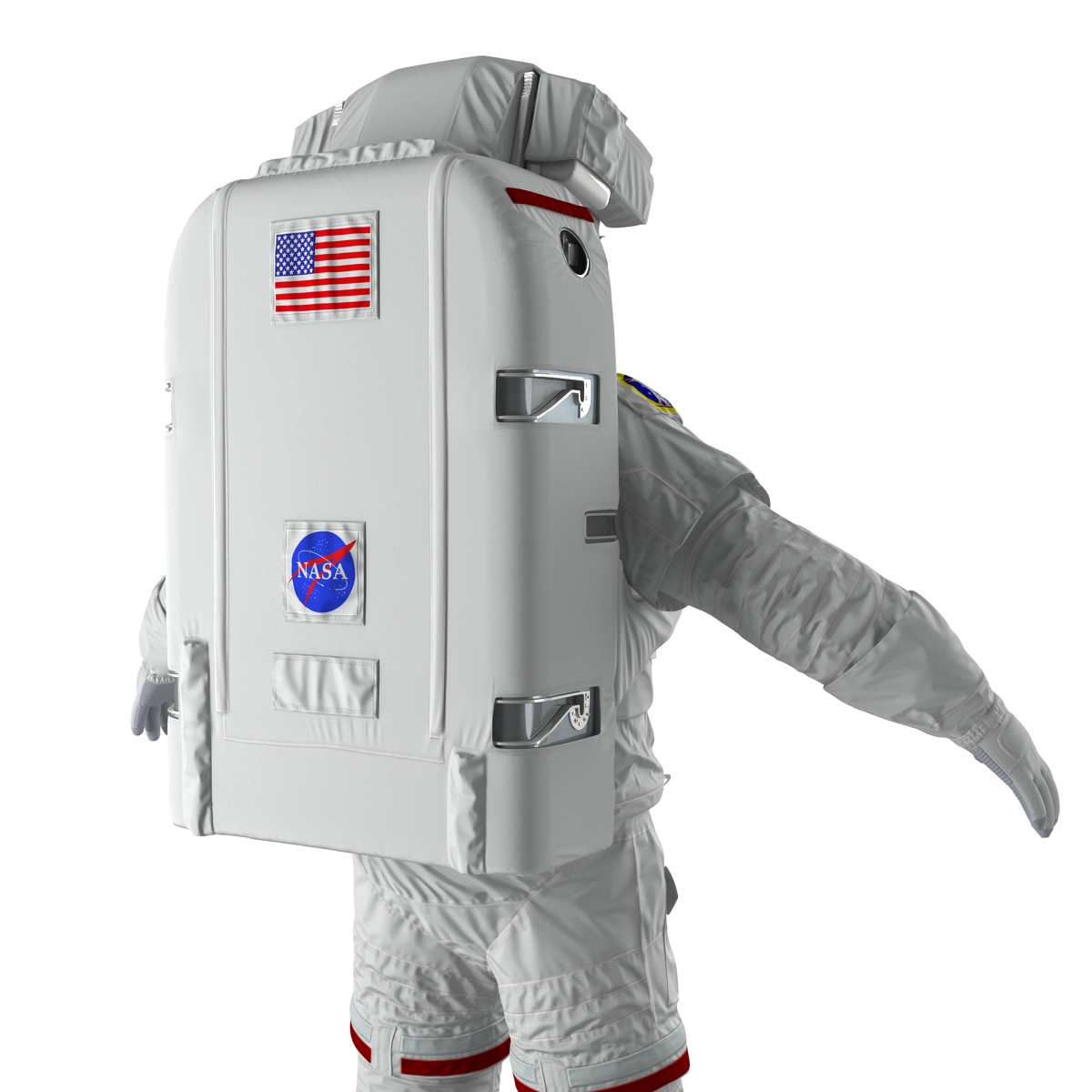 3D model Astronaut Nasa Extravehicular Mobility Unit Rigged