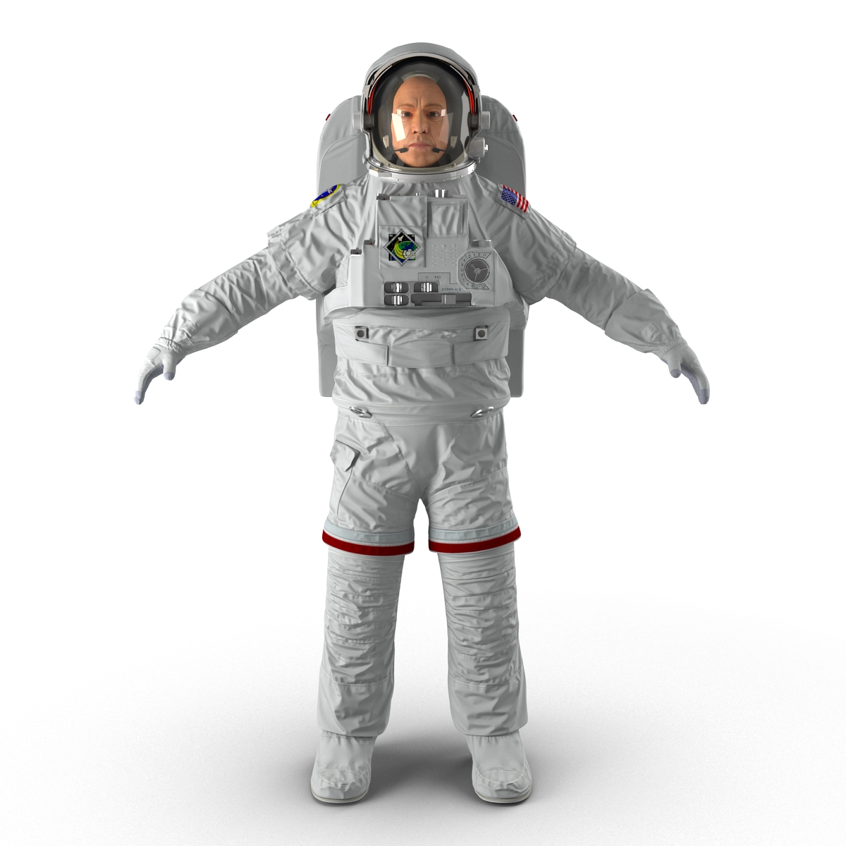 3D model Astronaut Nasa Extravehicular Mobility Unit 2