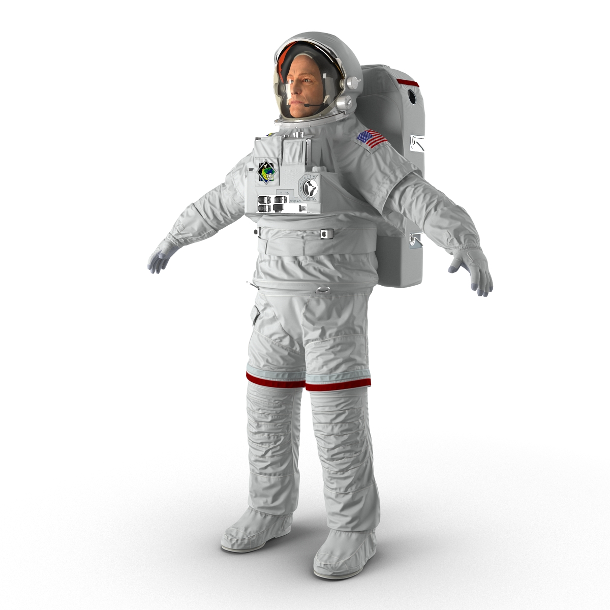 3D model Astronaut Nasa Extravehicular Mobility Unit 2