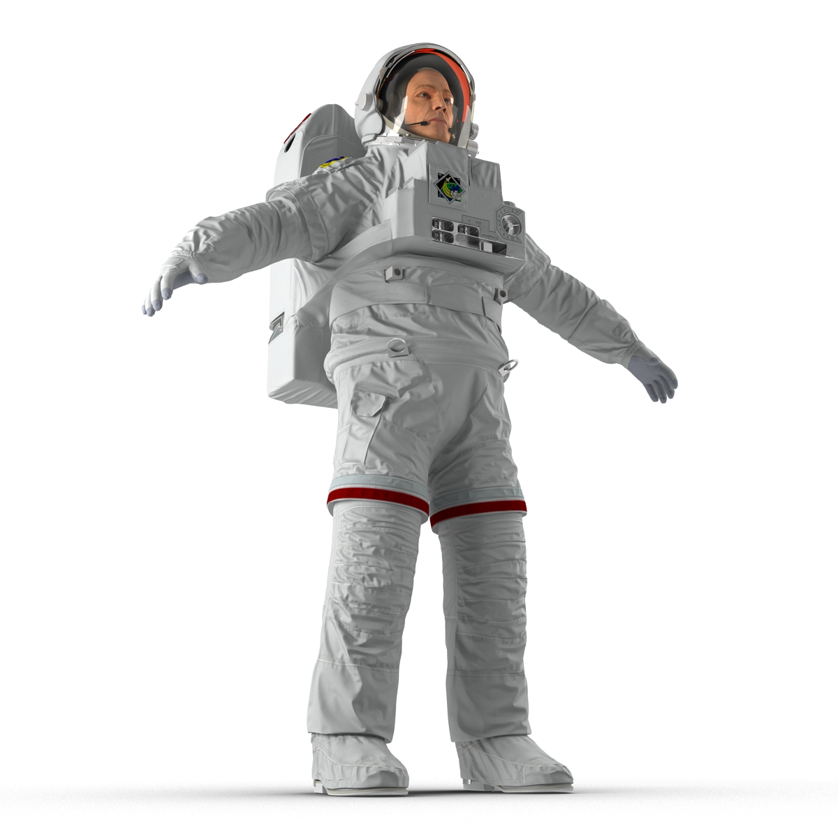 3D model Astronaut Nasa Extravehicular Mobility Unit 2