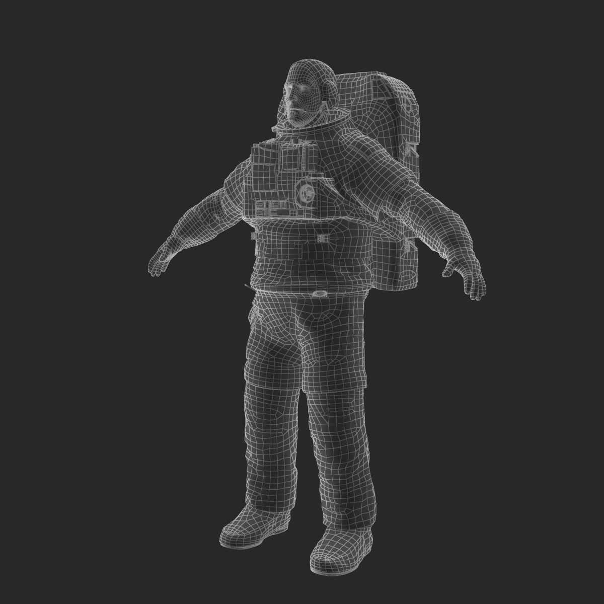 3D model Astronaut Nasa Extravehicular Mobility Unit 2