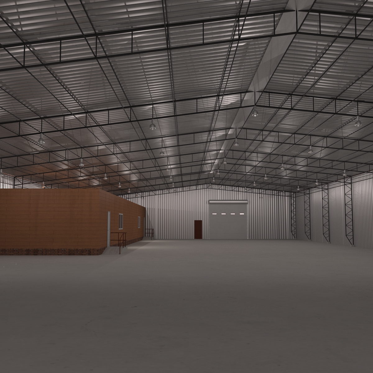 3D model Warehouse Building 3