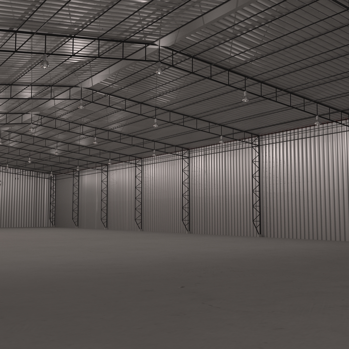 3D model Warehouse Building 3