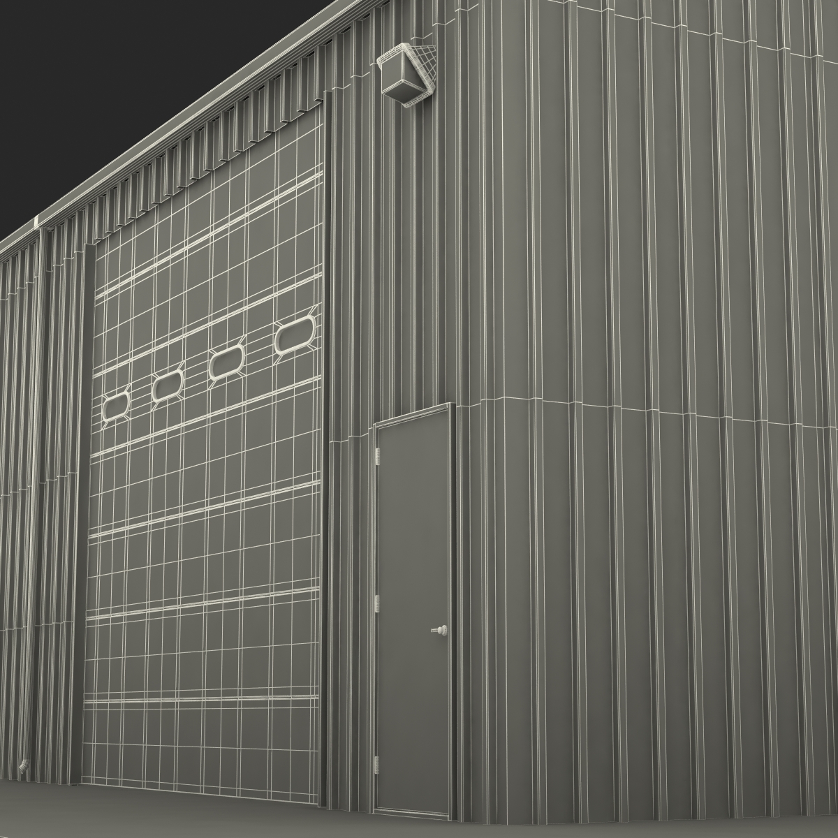 3D model Warehouse Building 3