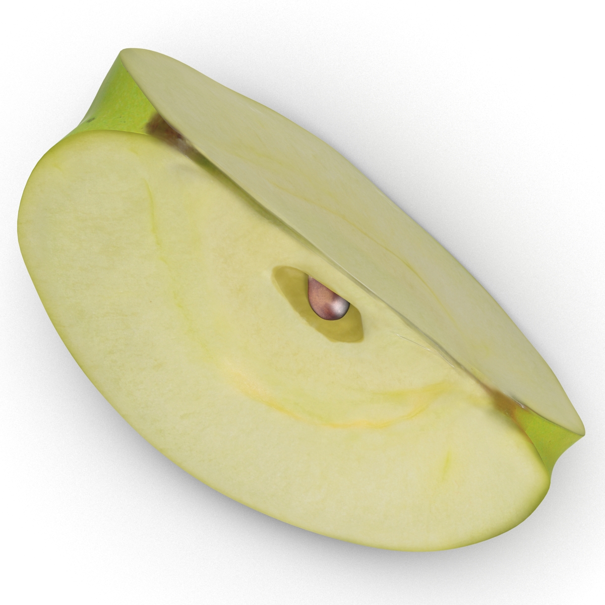 Green Apple Slice 3 3D model