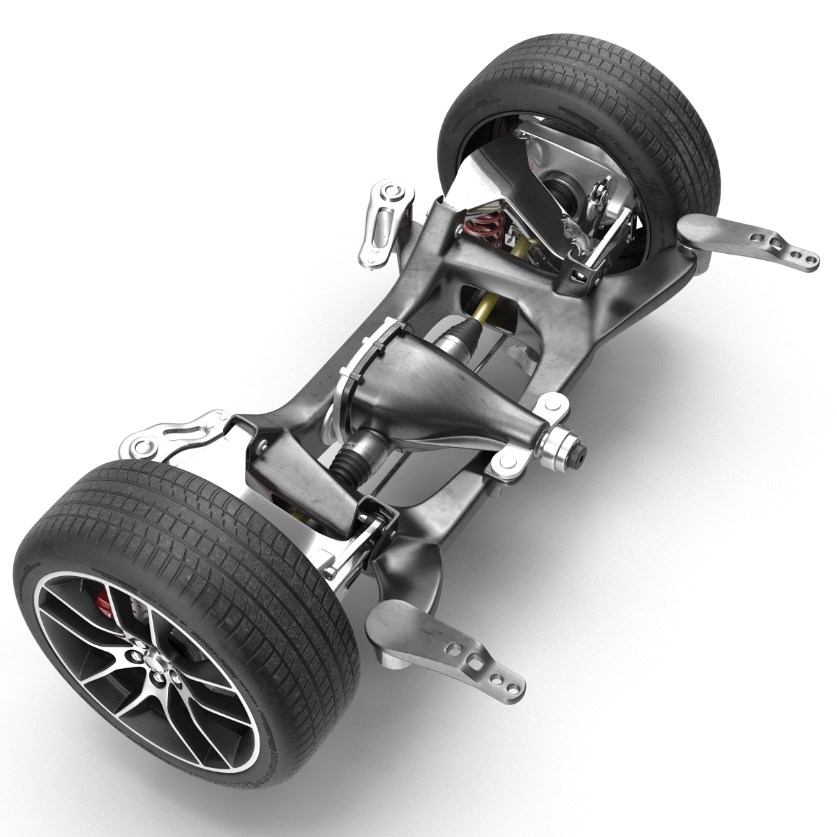 3D model Sedan Back Axle