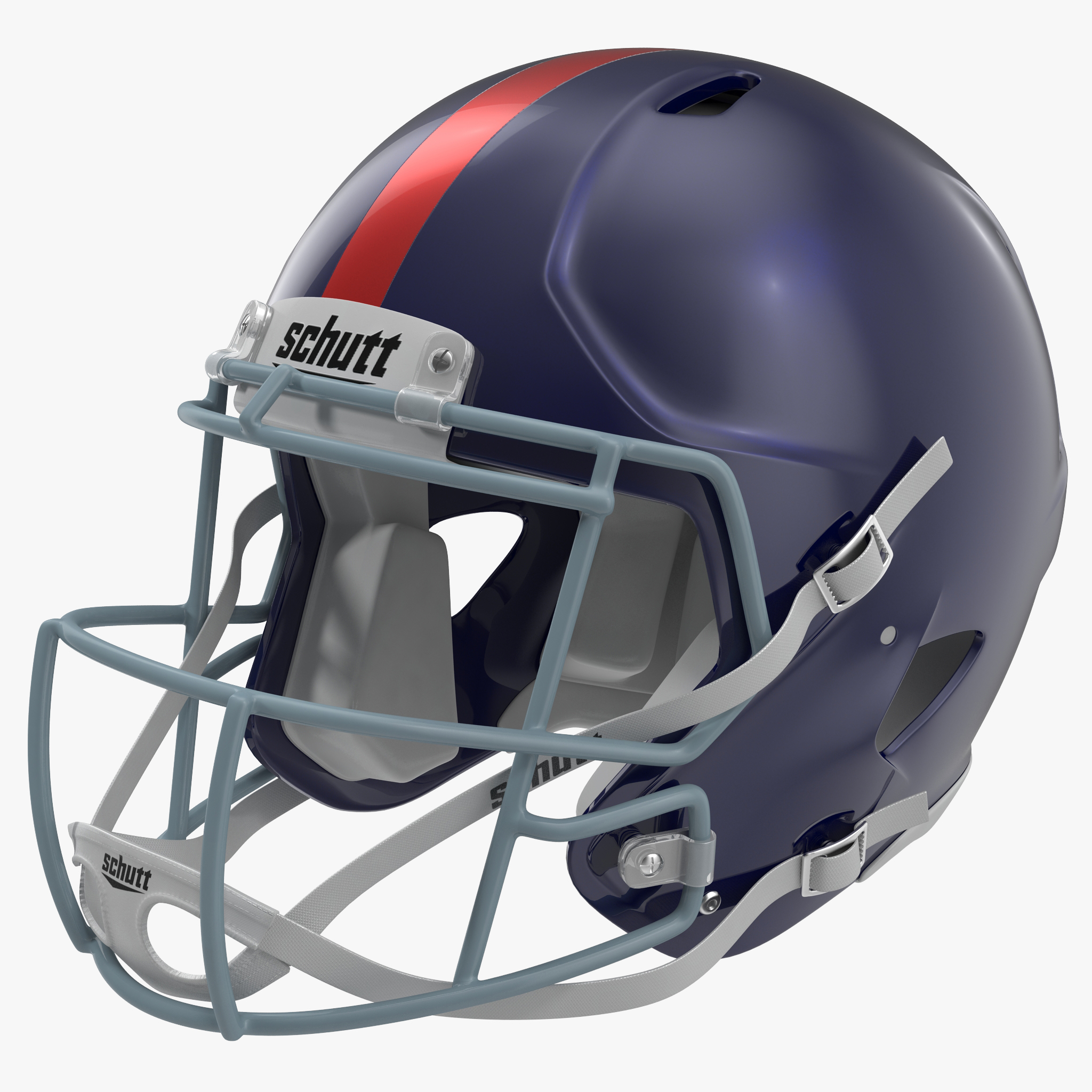 Football Helmet Schutt Blue 3D