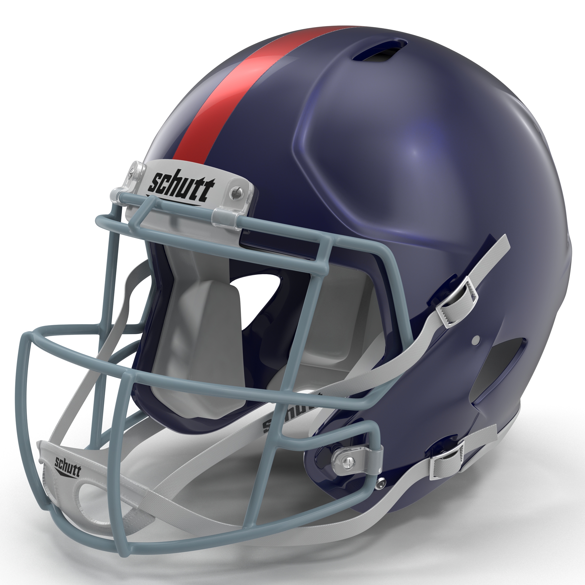 Football Helmet Schutt Blue 3D