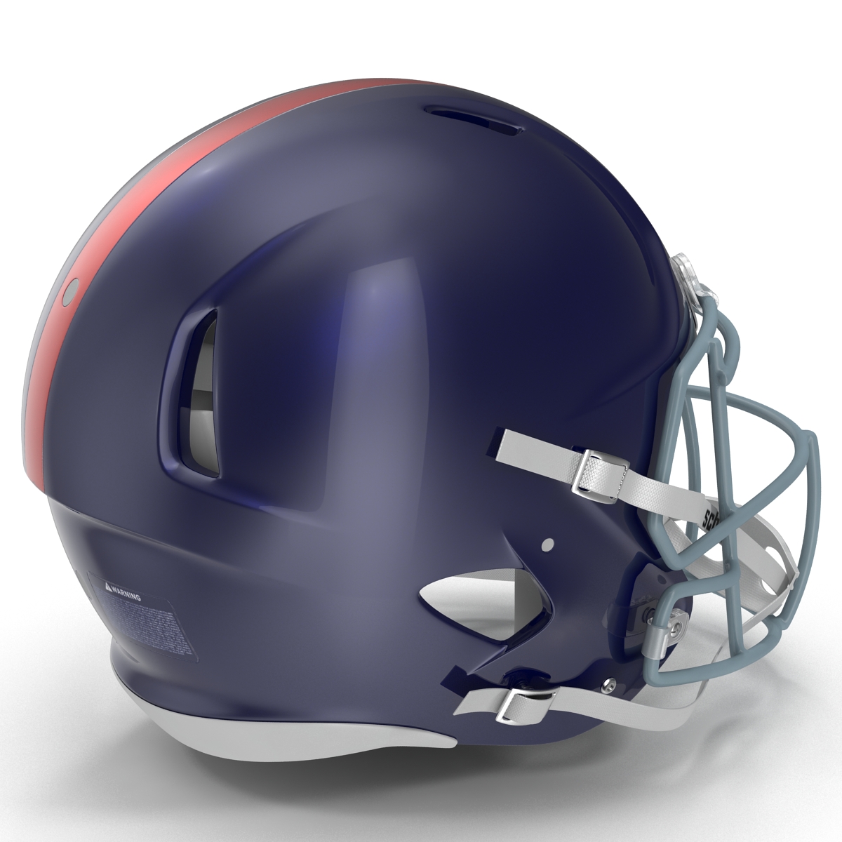 Football Helmet Schutt Blue 3D