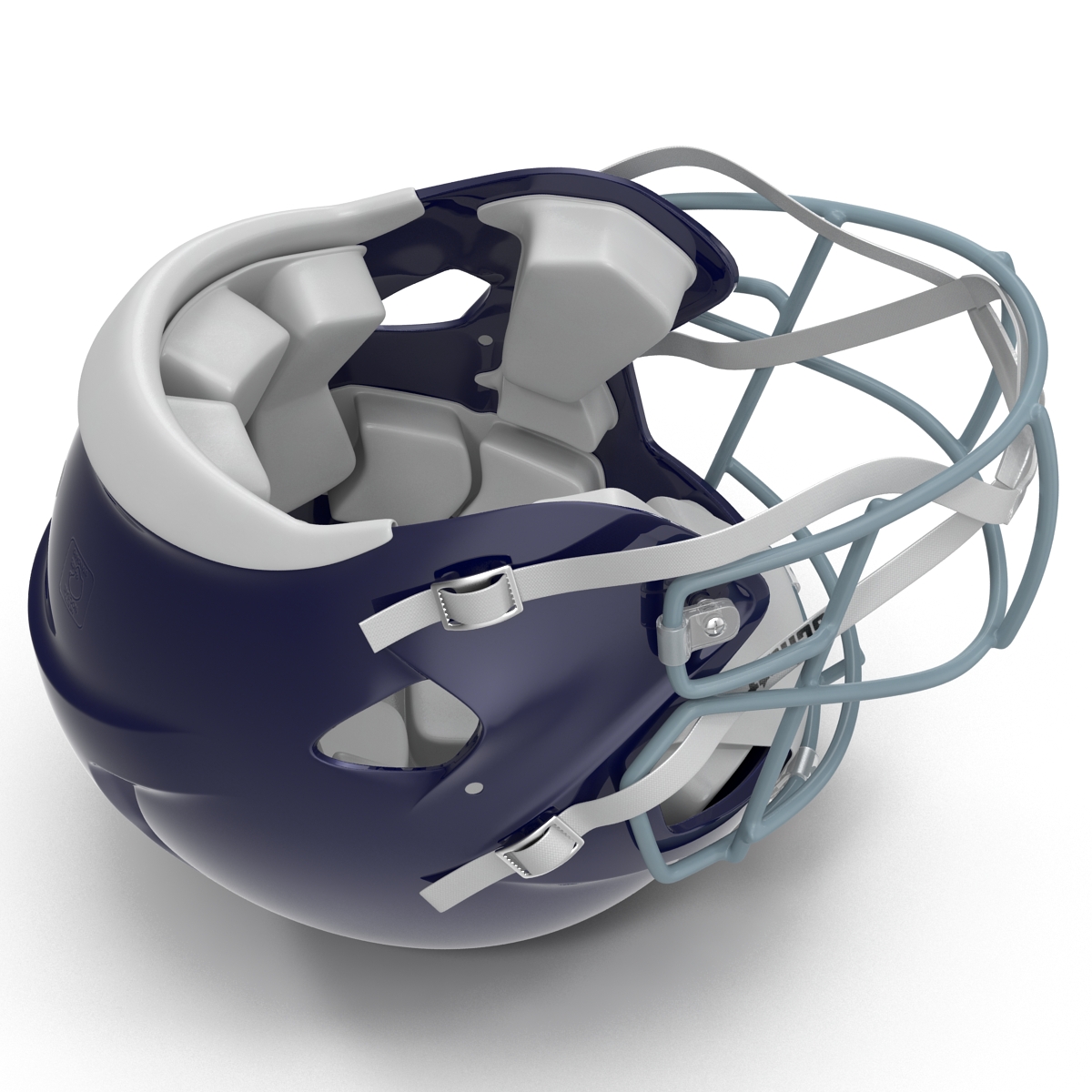 Football Helmet Schutt Blue 3D