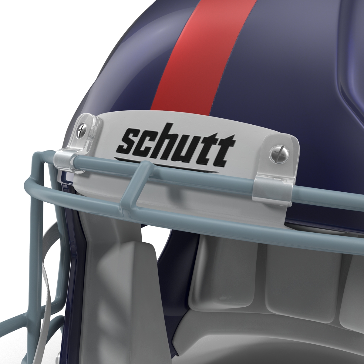 Football Helmet Schutt Blue 3D