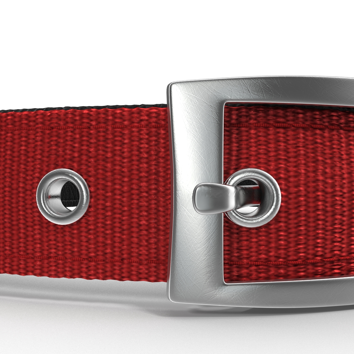 3D Dog Collar 3 Red