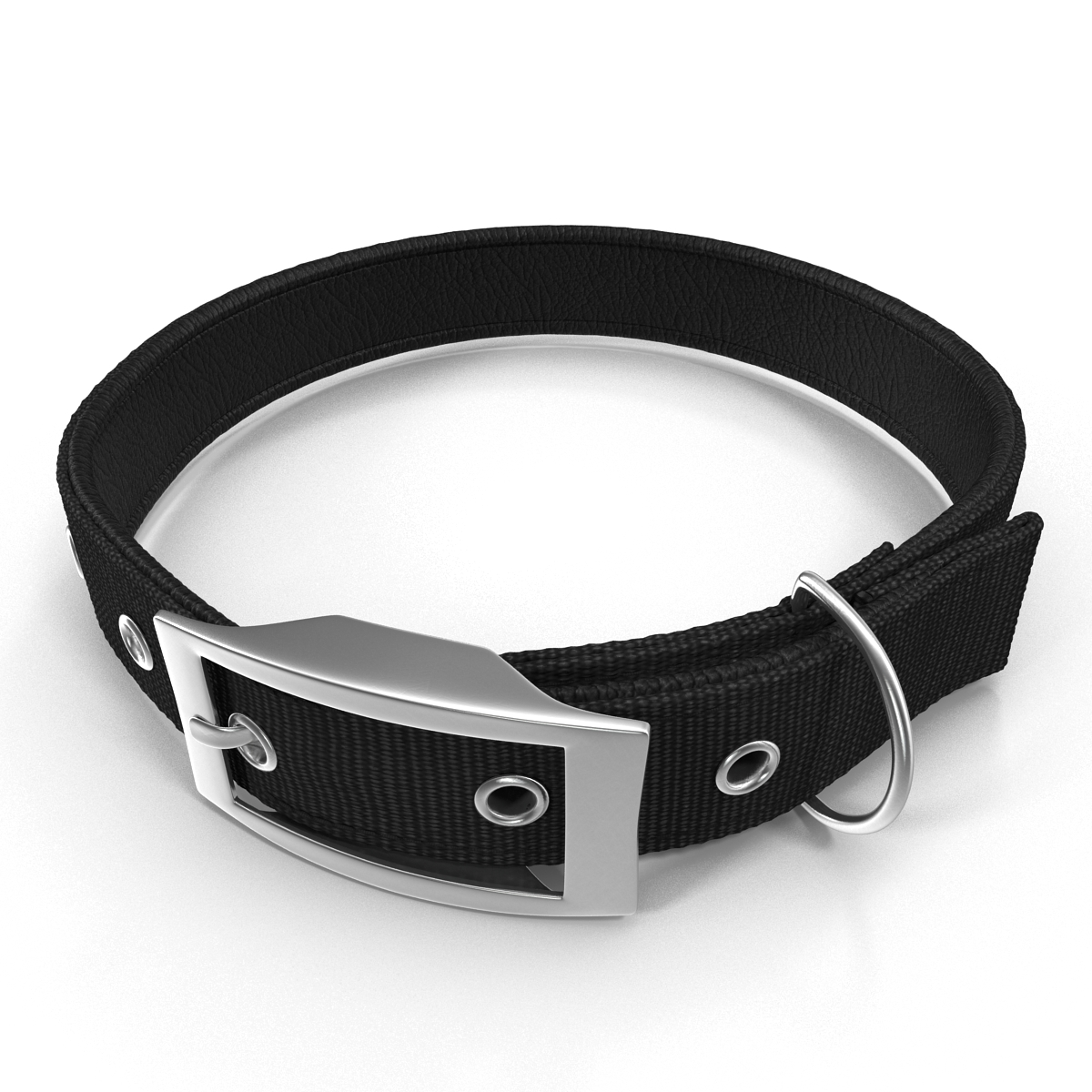 3D Dog Collar 3 Black model