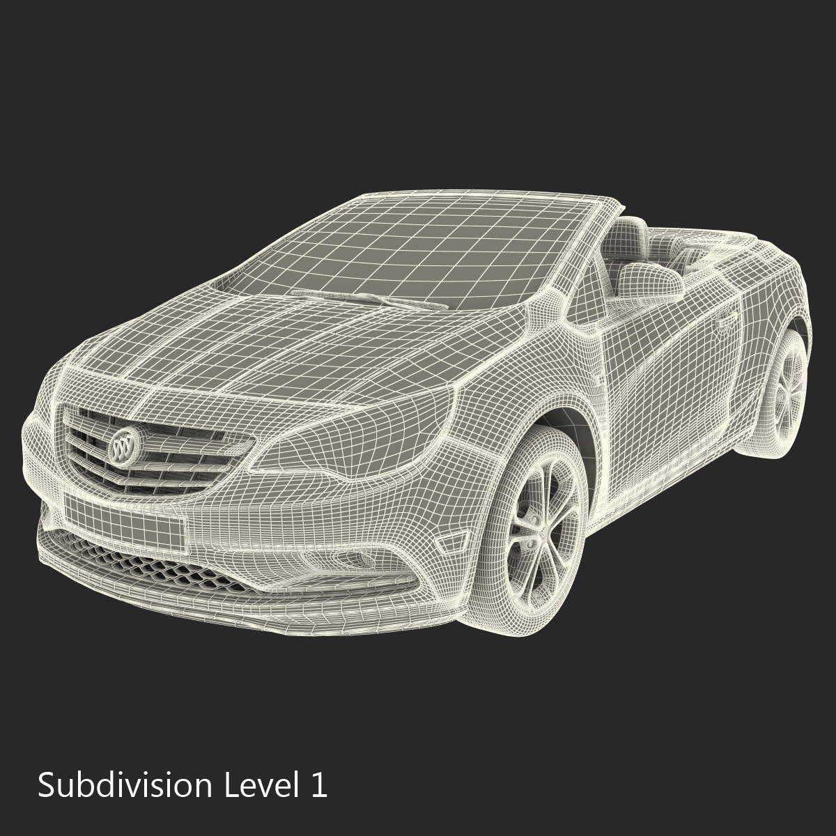 3D Buick Cascada 2016 model