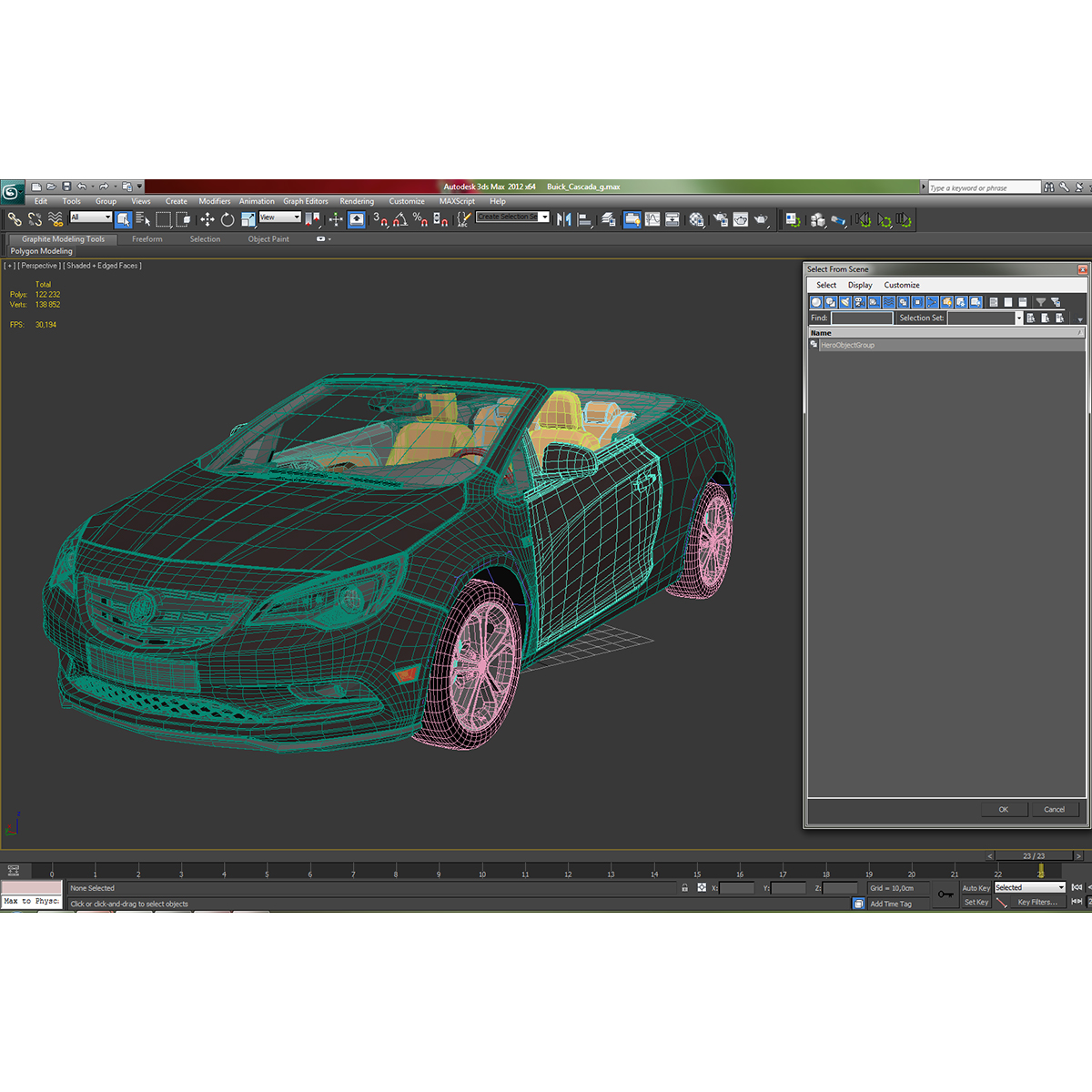 3D Buick Cascada 2016 model