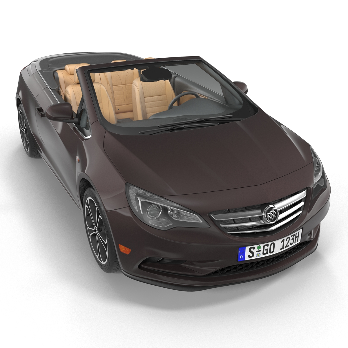 3D model Buick Cascada 2016 Rigged