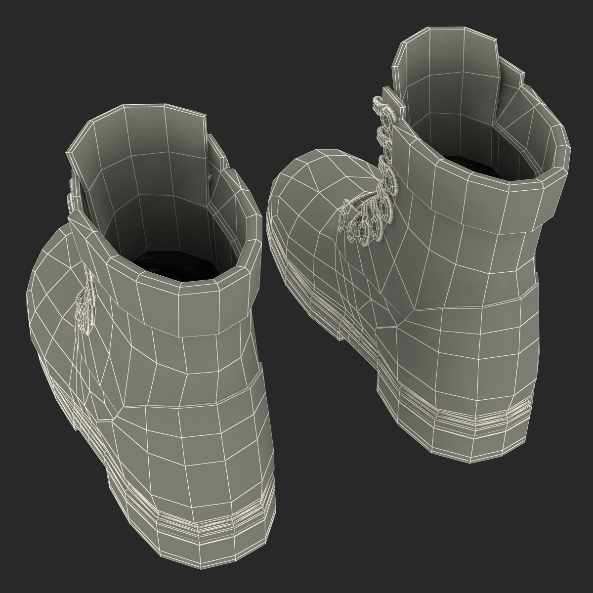 Military Boots 3D model