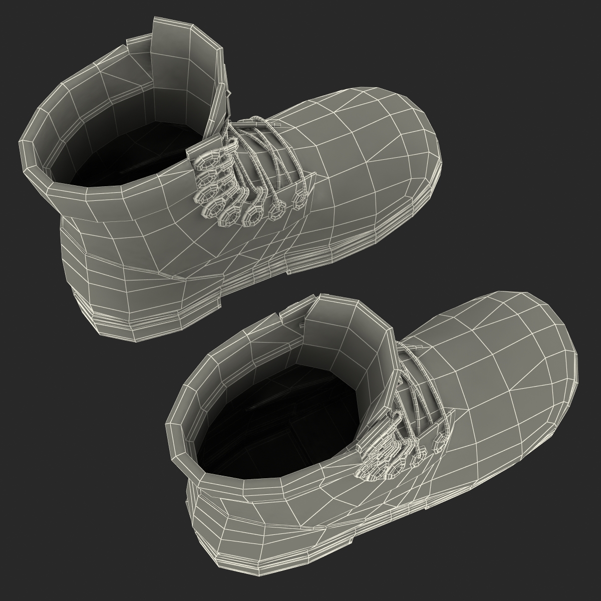 Military Boots 3D model