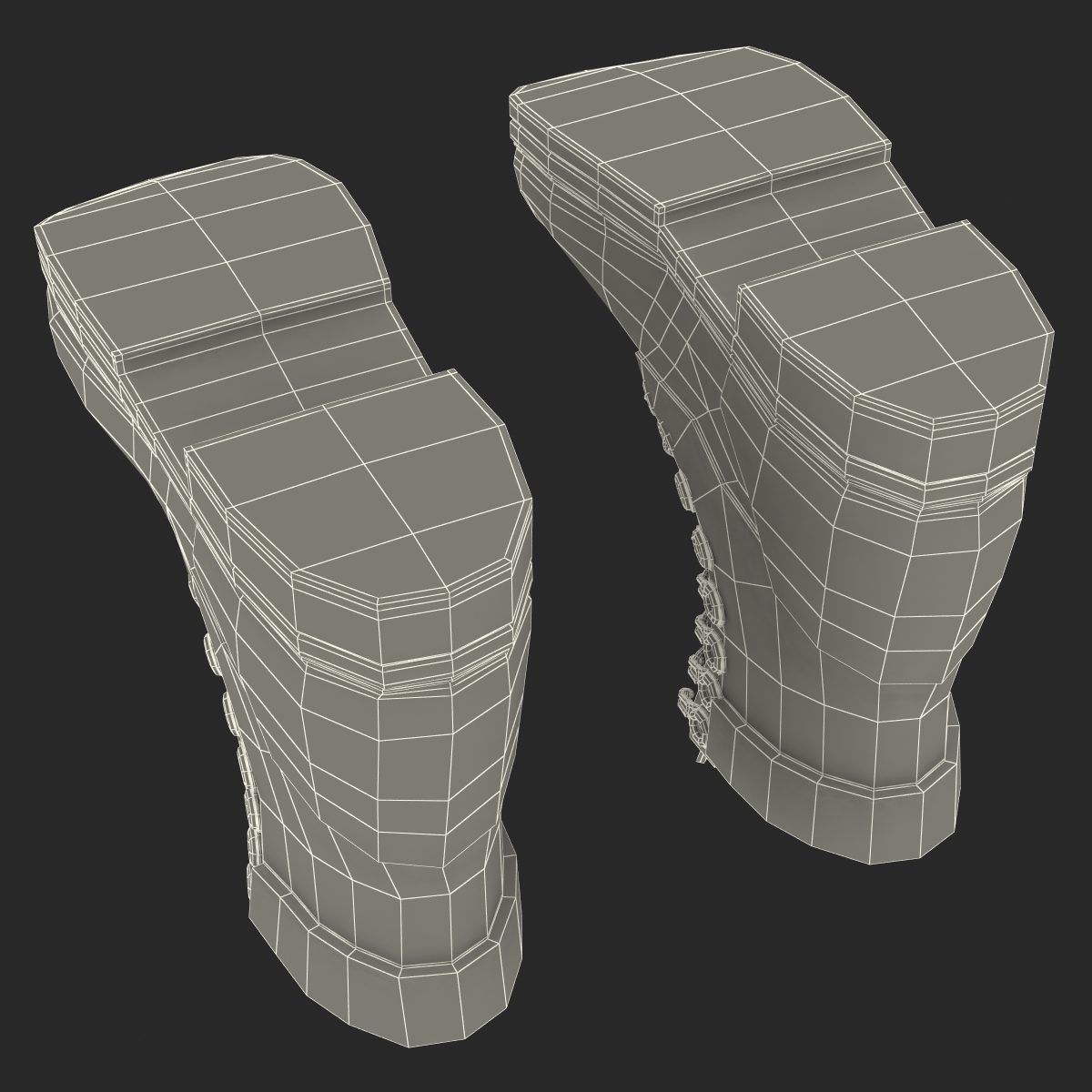 Military Boots 3D model