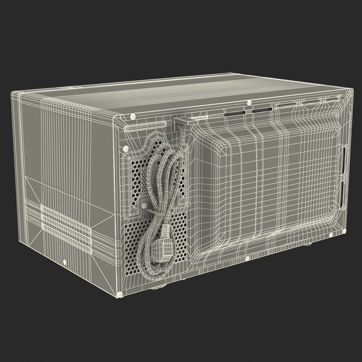 Microwave Oven 3 Generic 3D model