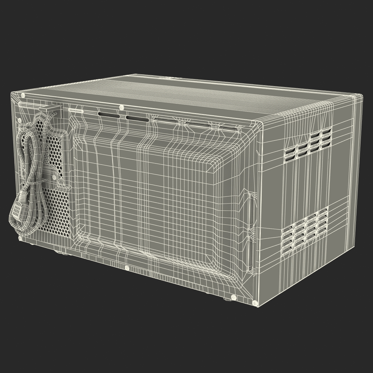 Microwave Oven 3 Generic 3D model