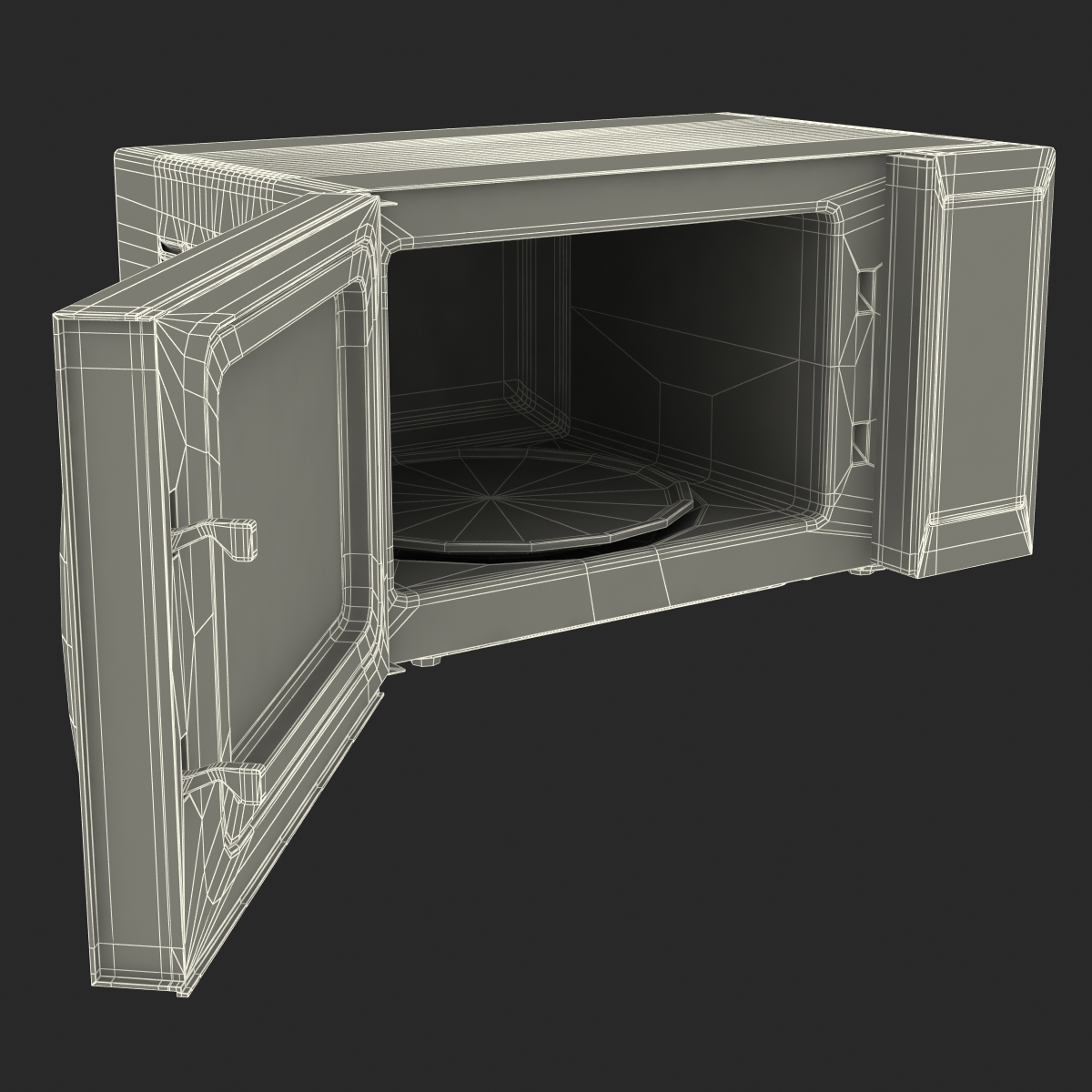 Microwave Oven 3 Generic 3D model