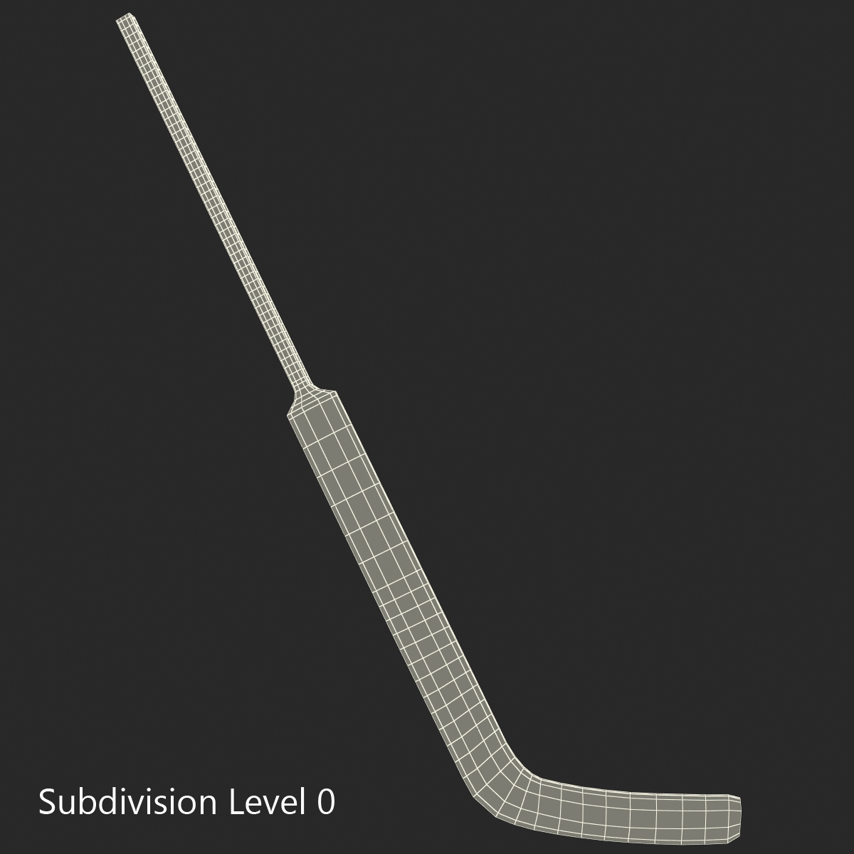 3D Goalie Hockey Stick CCM model