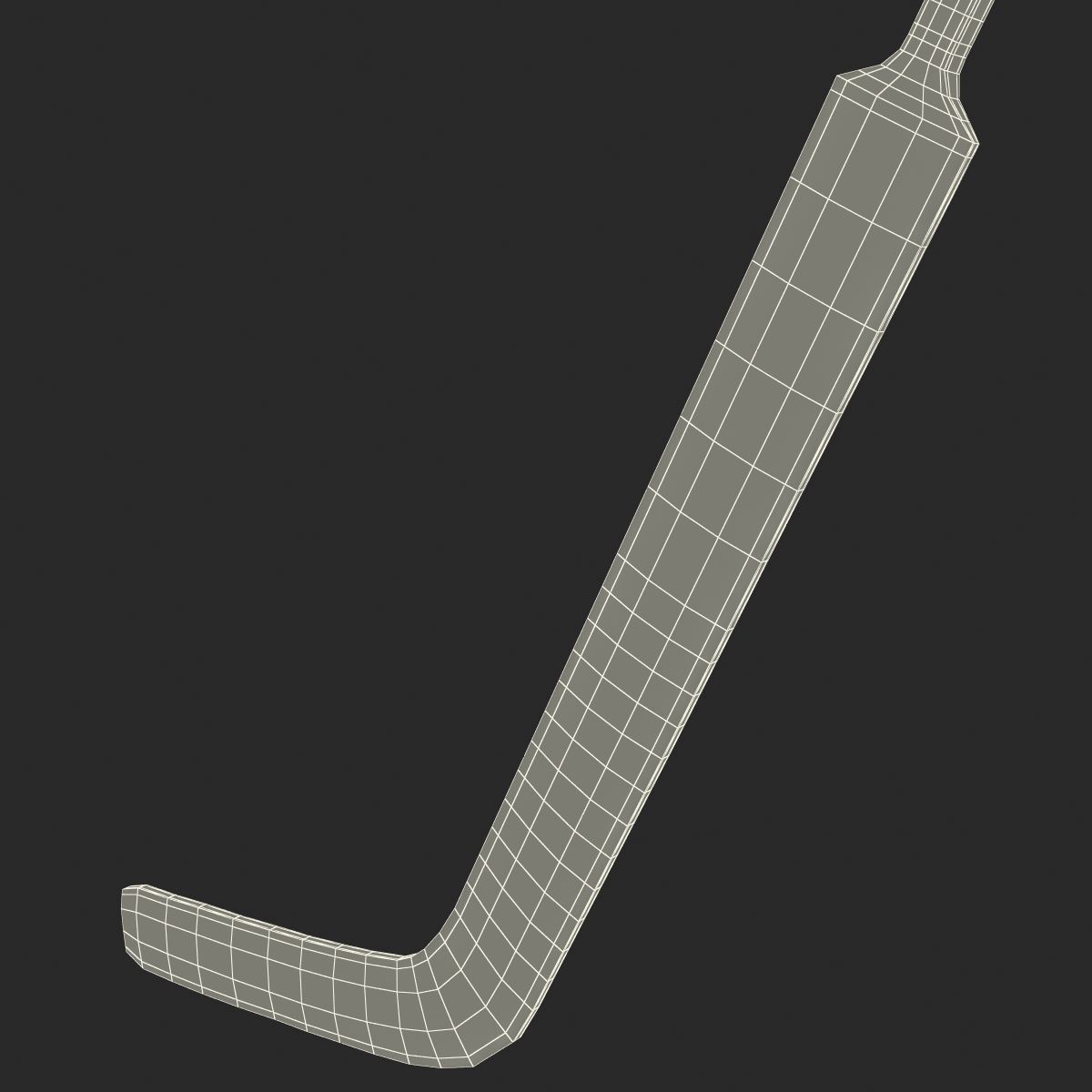 3D Goalie Hockey Stick Frontier model