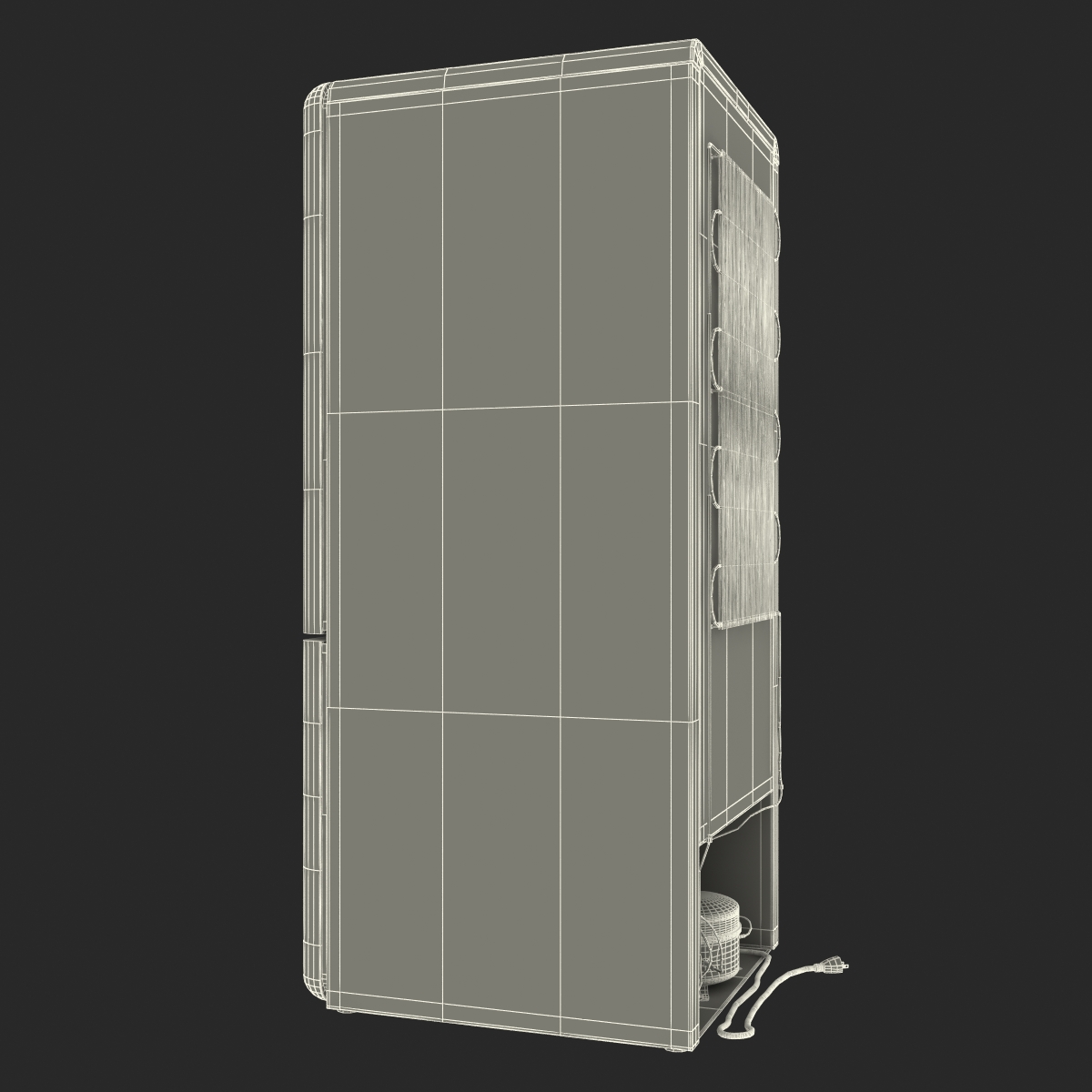 3D model Retro Refrigerator Elmira Northstar