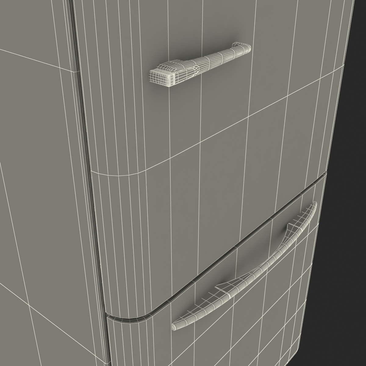 3D model Retro Refrigerator Elmira Northstar