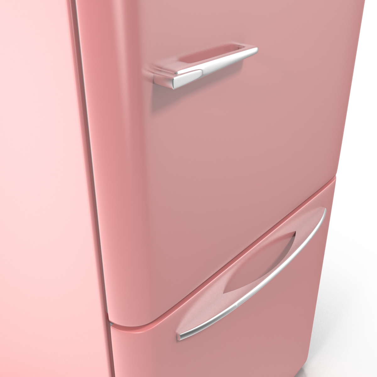 3D model Retro Refrigerator Elmira Northstar Pink