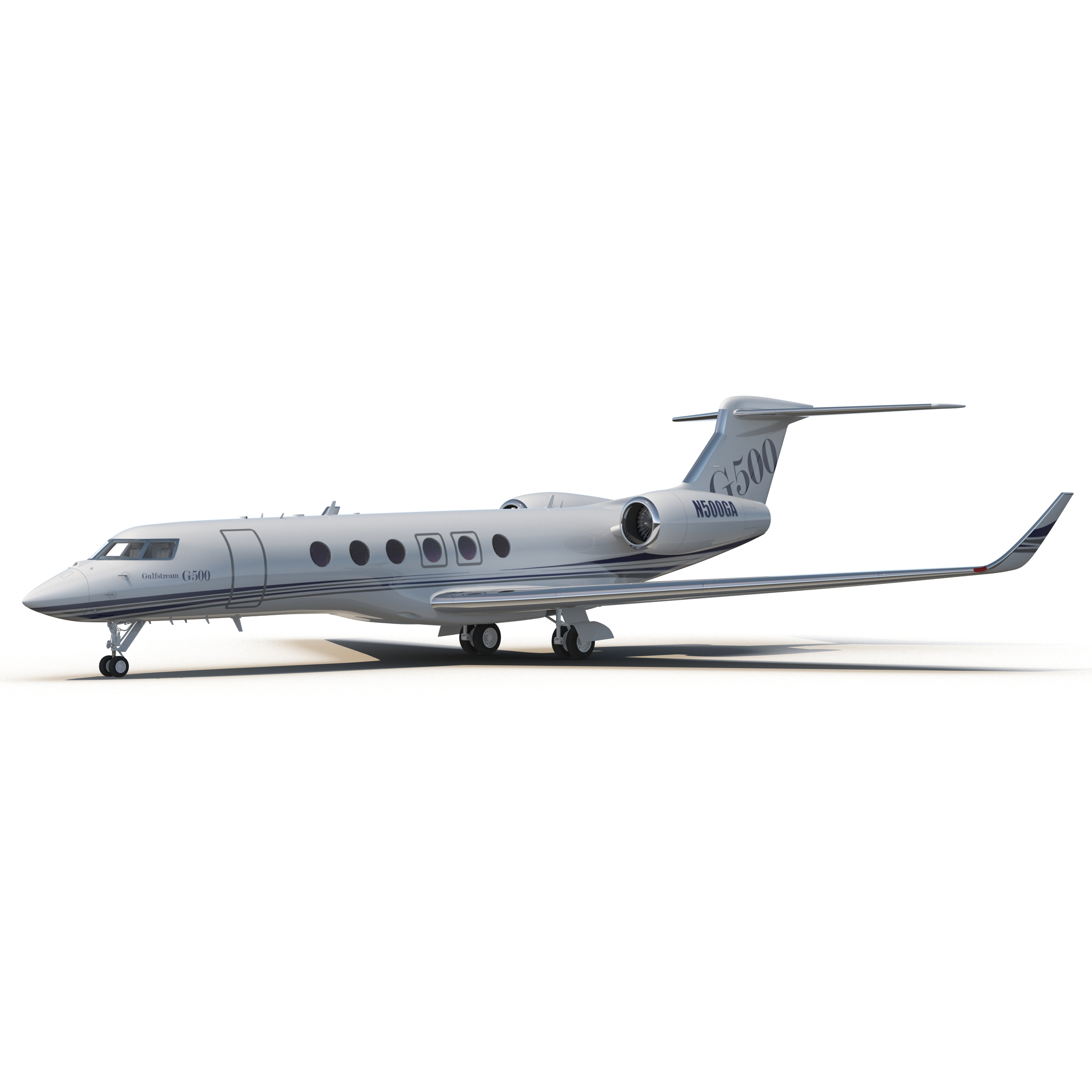 3D Business Jet Gulfstream G500 model