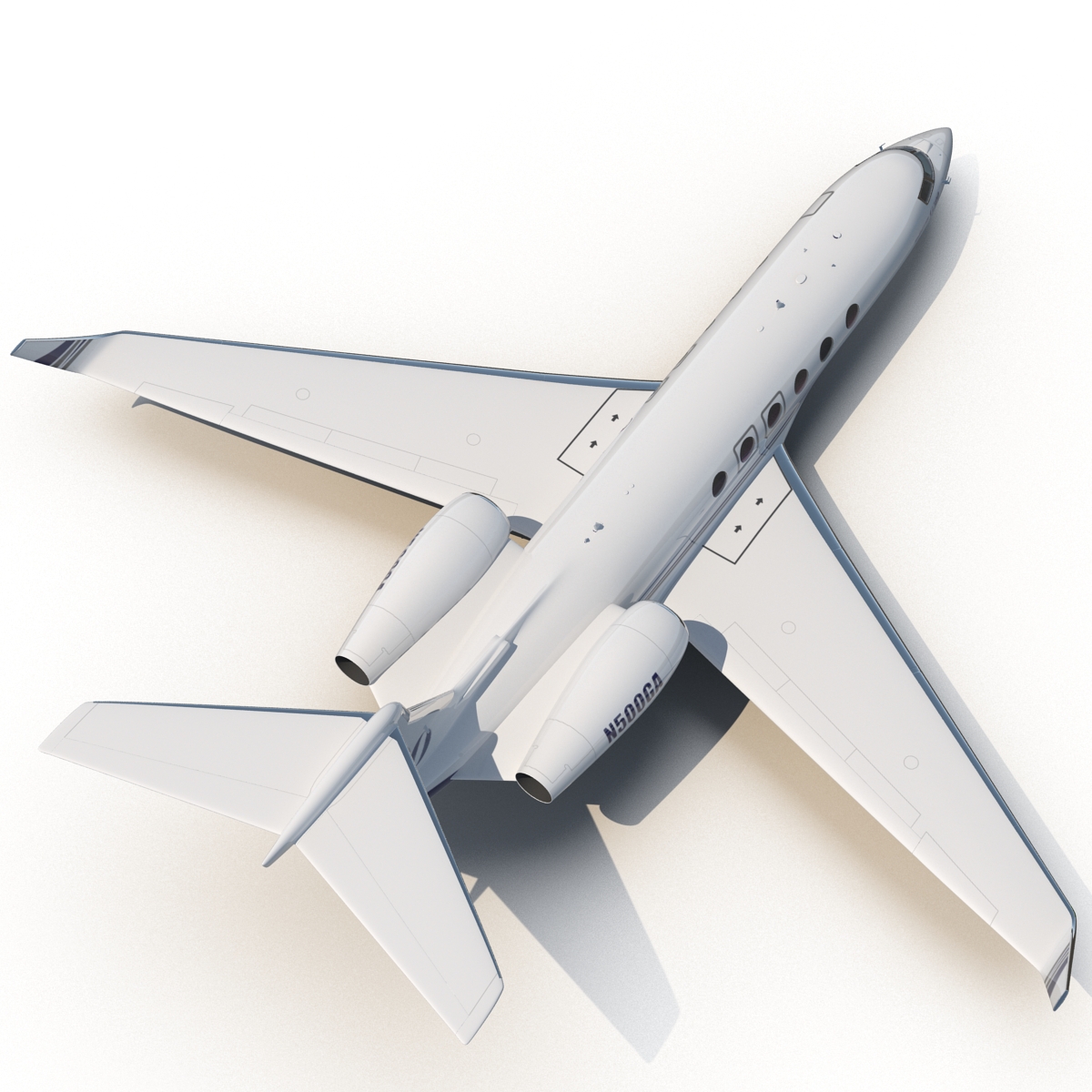 3D Business Jet Gulfstream G500 model