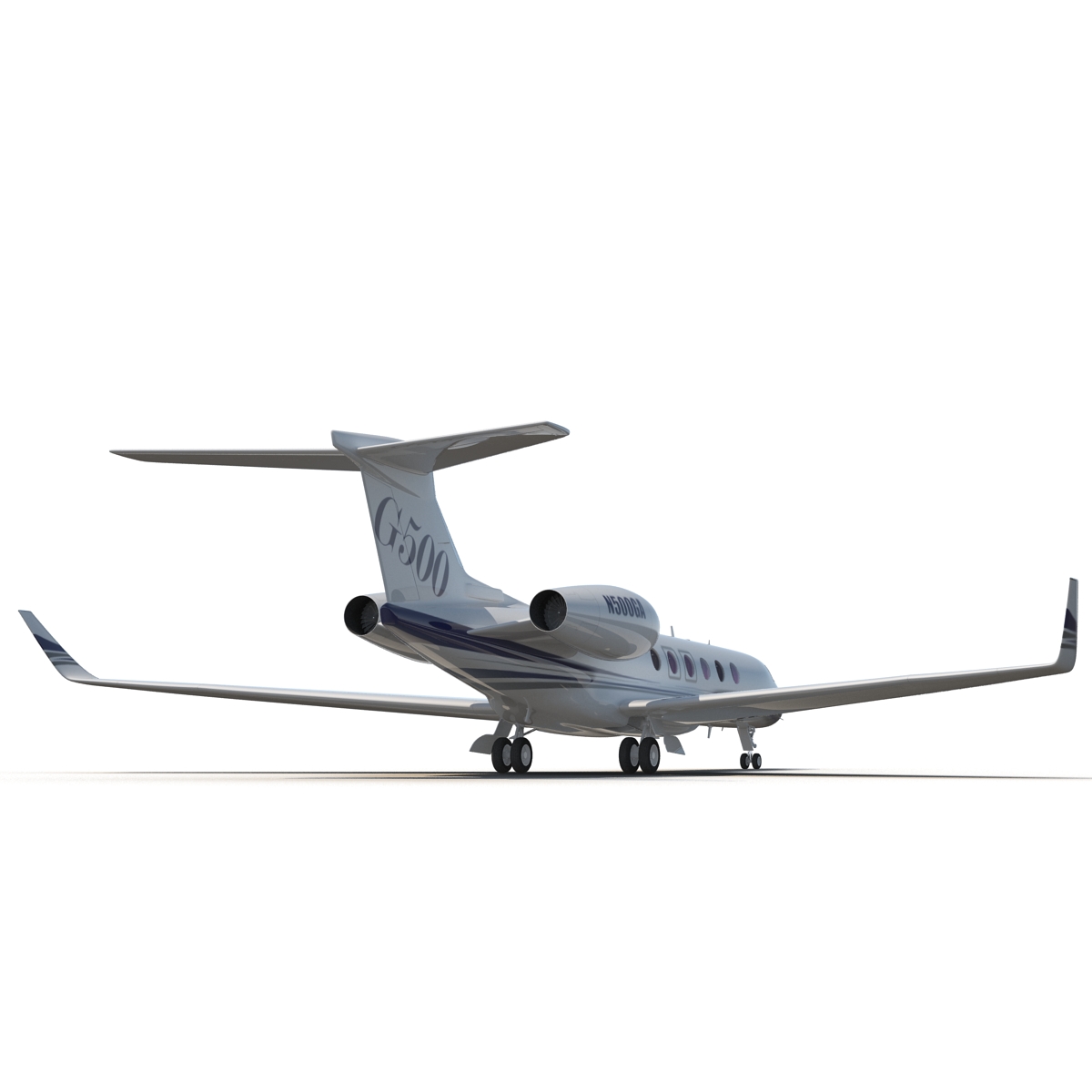 3D Business Jet Gulfstream G500 model