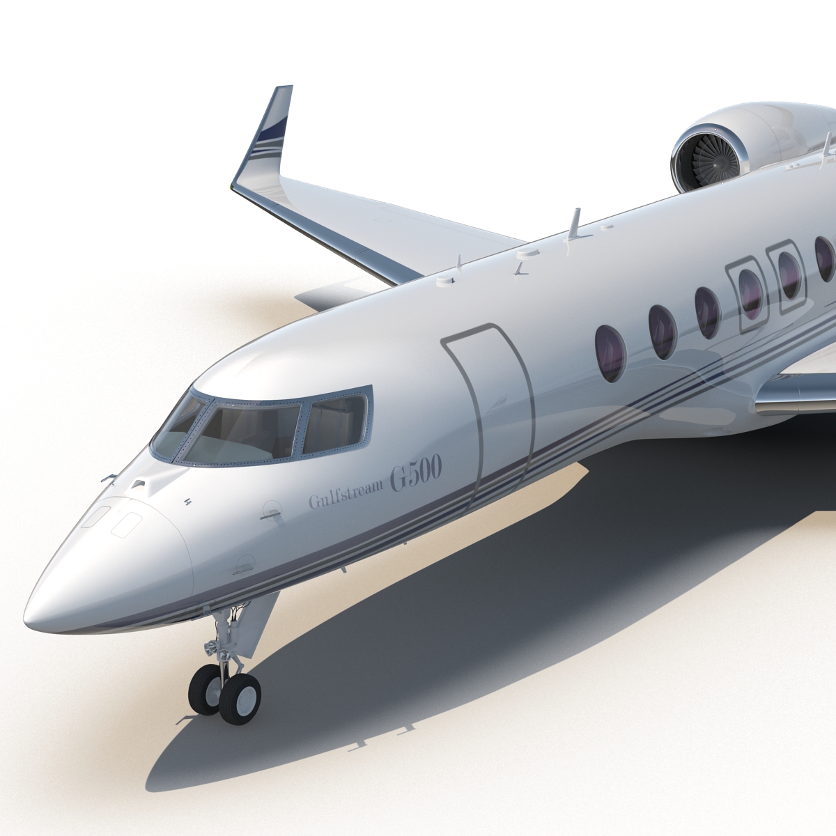 3D Business Jet Gulfstream G500 model