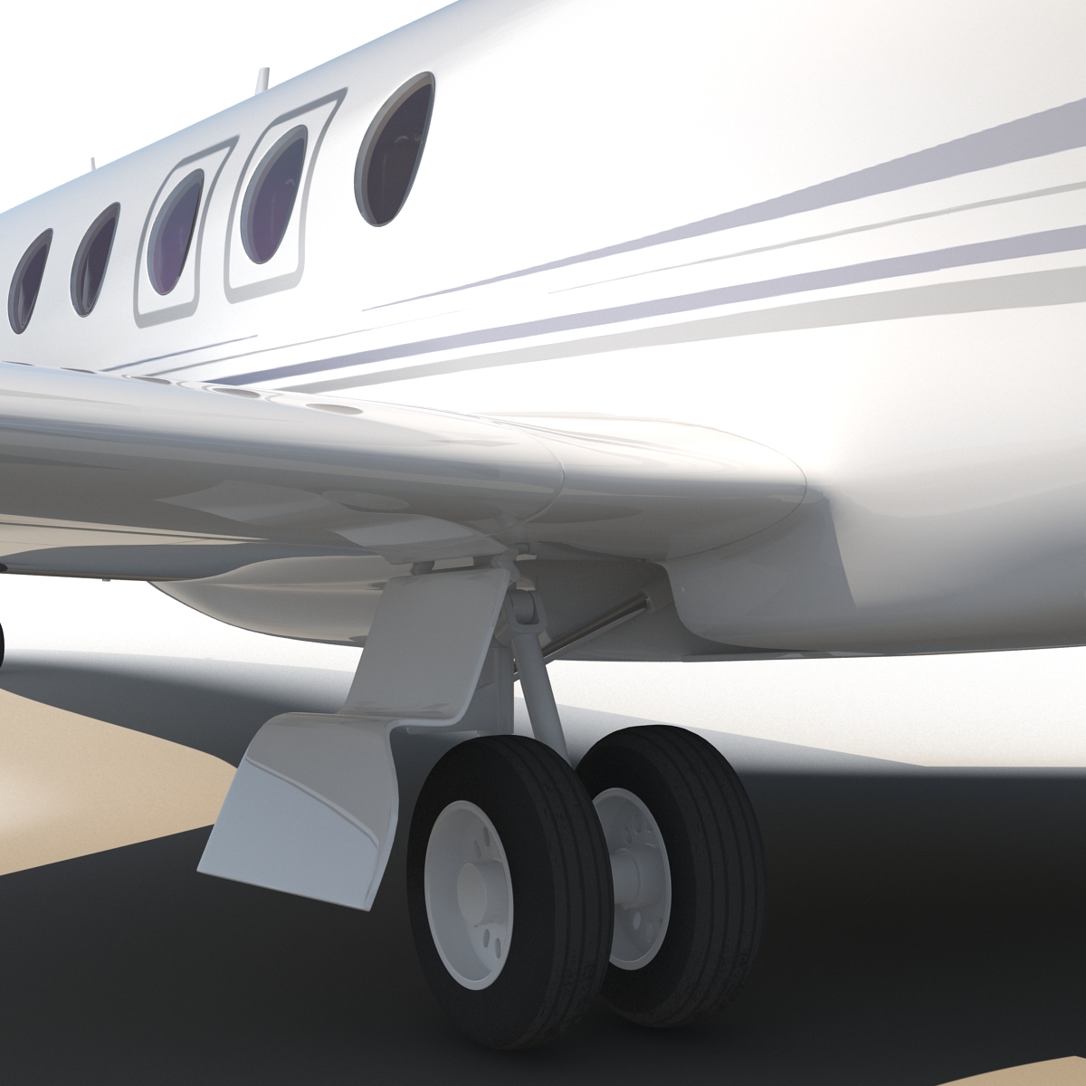 3D Business Jet Gulfstream G500 model