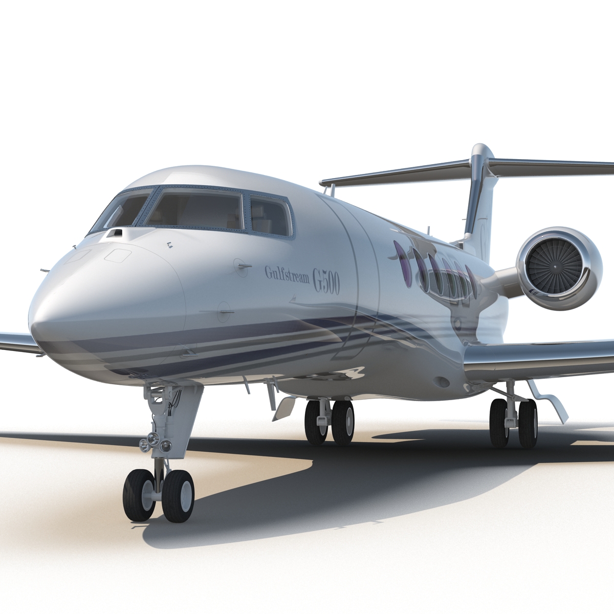 3D Business Jet Gulfstream G500 model