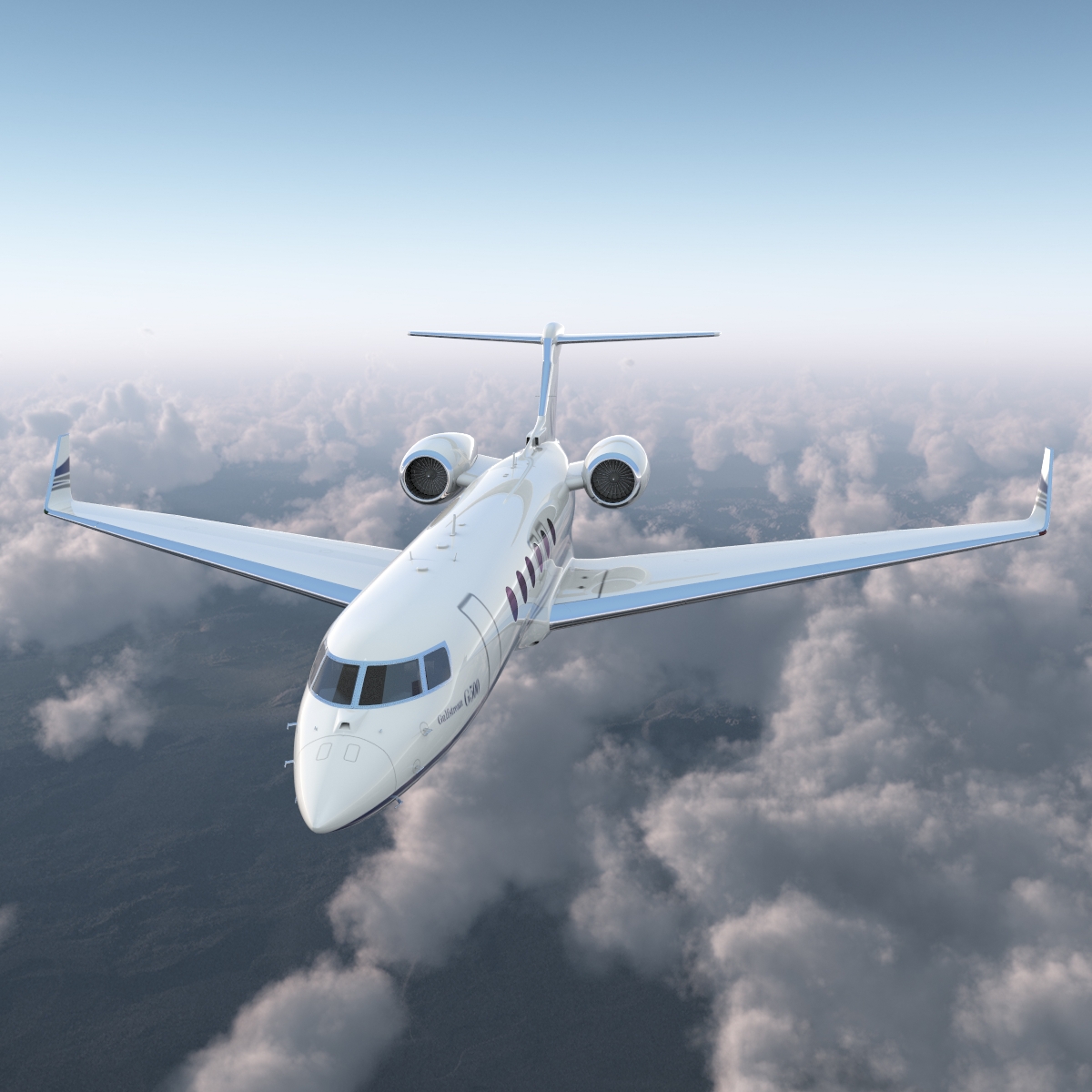 3D Business Jet Gulfstream G500 model