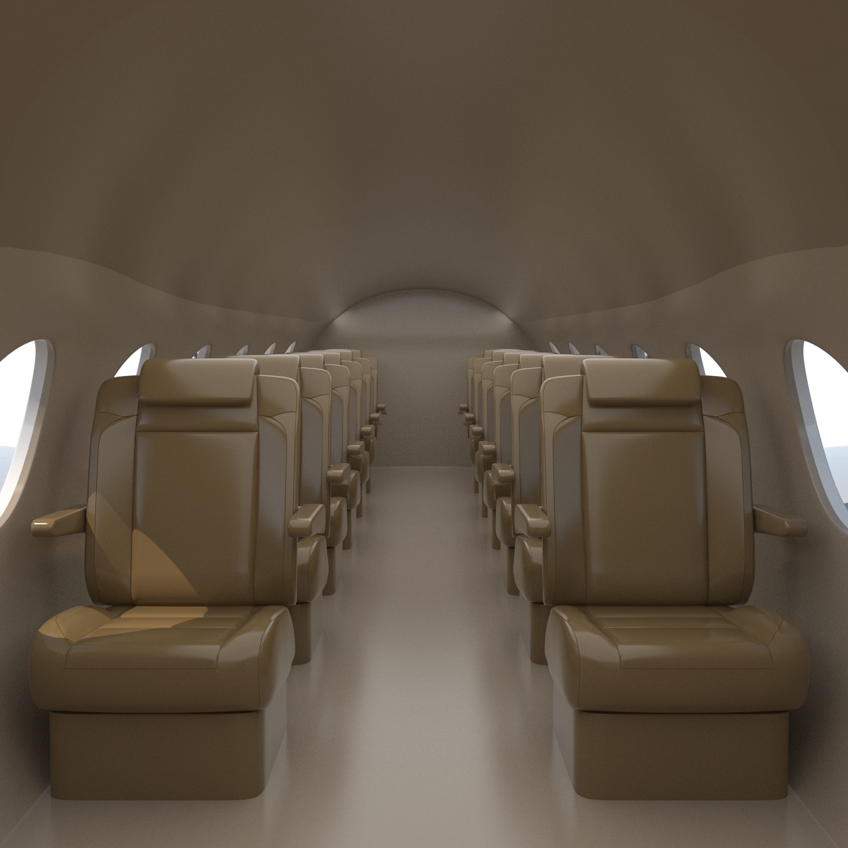 3D Business Jet Gulfstream G500 model