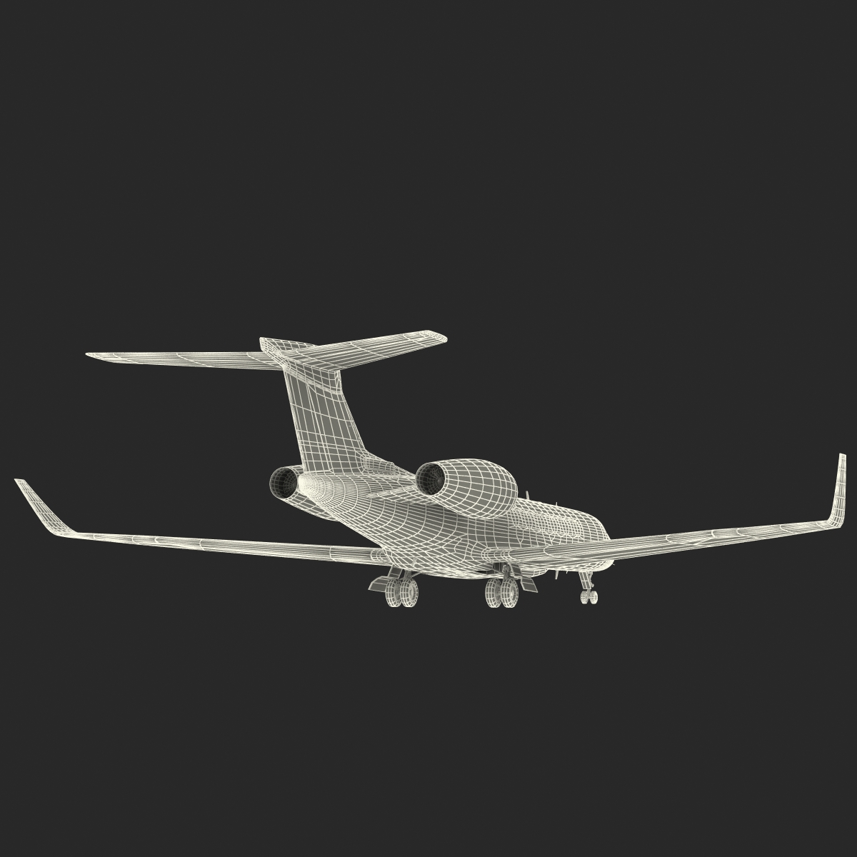 3D Business Jet Gulfstream G500 model