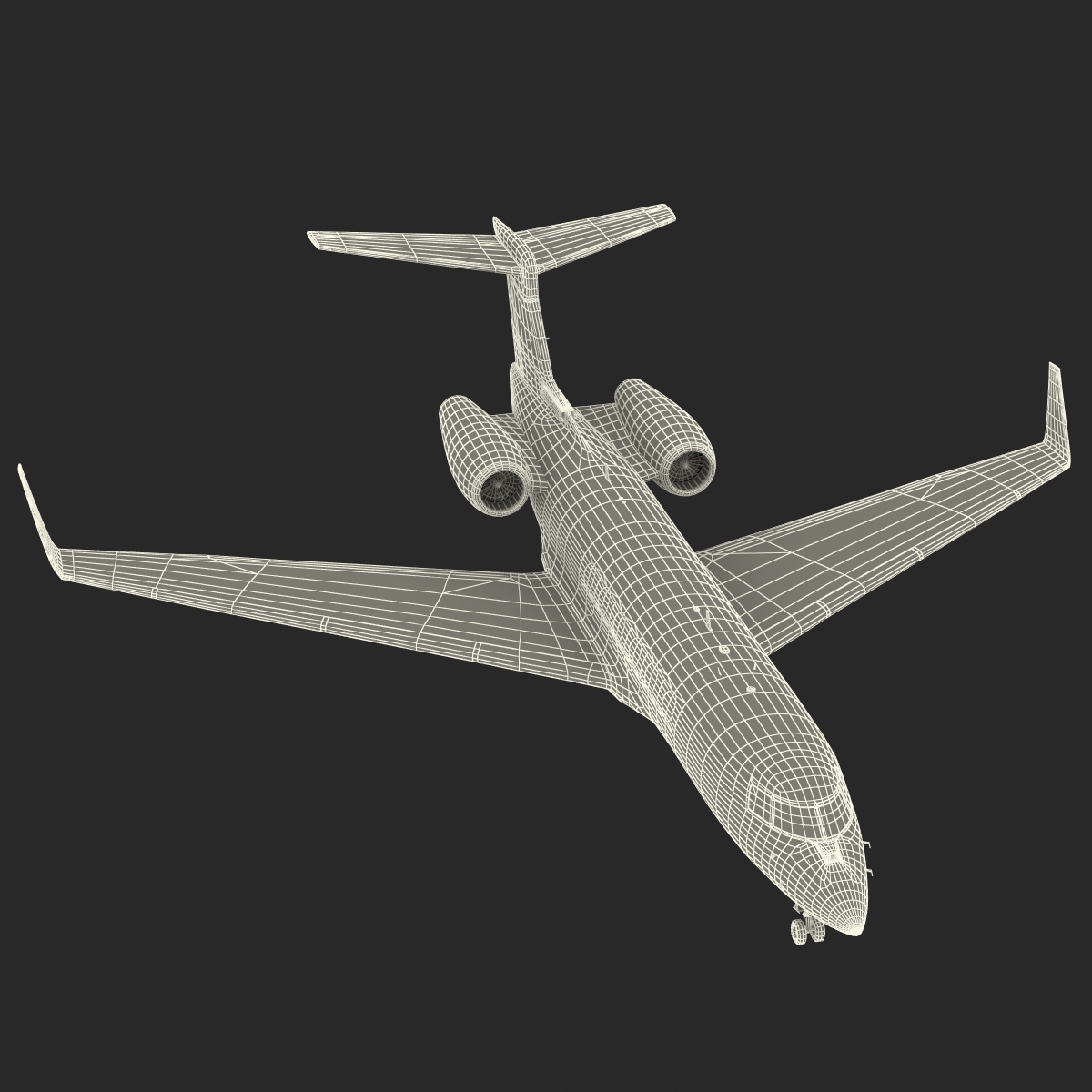 3D Business Jet Gulfstream G500 model