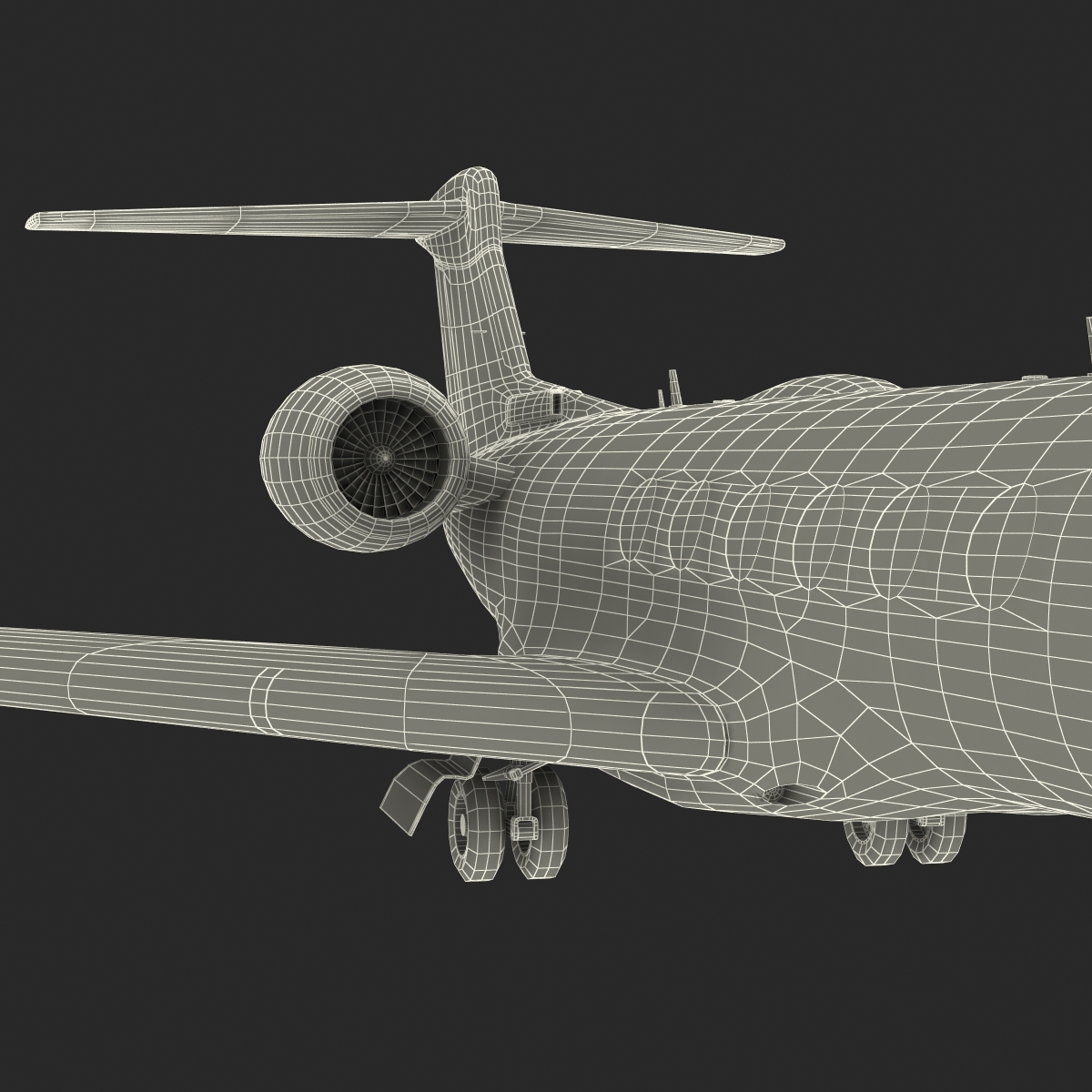 3D Business Jet Gulfstream G500 model