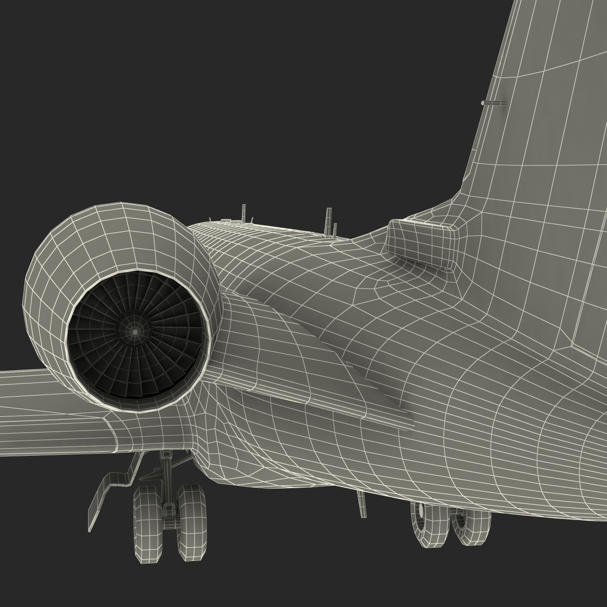 3D Business Jet Gulfstream G500 model